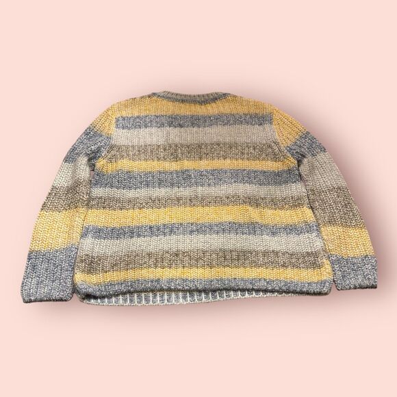 Barbour Hive Knitted Sweater Womens 10 Multicolor Striped Wool Blend Long Sleeve - Picture 2 of 10